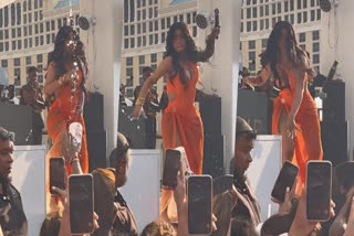 Cardi B, the popular singer known for her chart-topping hits and charismatic performances, recently found herself in the midst of yet another controversy. During a gig at Drai's Beach Club in Las Vegas, the artist was caught in a heated moment with the audience. As she passionately performed on stage, some fans in the crowd began throwing drinks at her. Unfazed by the disruptive behavior, Cardi initially continued her performance. However, the situation escalated when she was repeatedly splashed with beverages.