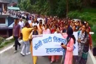 Almora people Rally