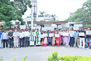 Protest against Manipur violence