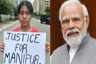 No Mann Ki Baat we want to hear Manipur Ki Baat  minor girl environmentalist  മന്‍ കി ബാത്തല്ല മണിപ്പൂര്‍ കി ബാത്ത്  കലാപത്തിനെതിരെ മെയ്‌തി വിഭാഗത്തില്‍പ്പെട്ട 11കാരി  ലിസിപ്രിയ