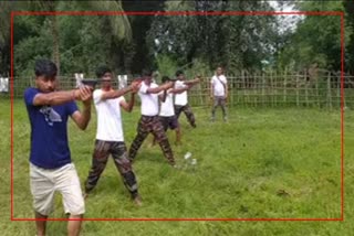 Four-day training in pistol riding in Mangaldoi