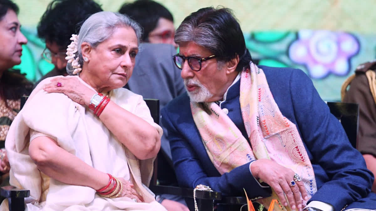 Jaya Bachchan with husband Amitabh Bachchan