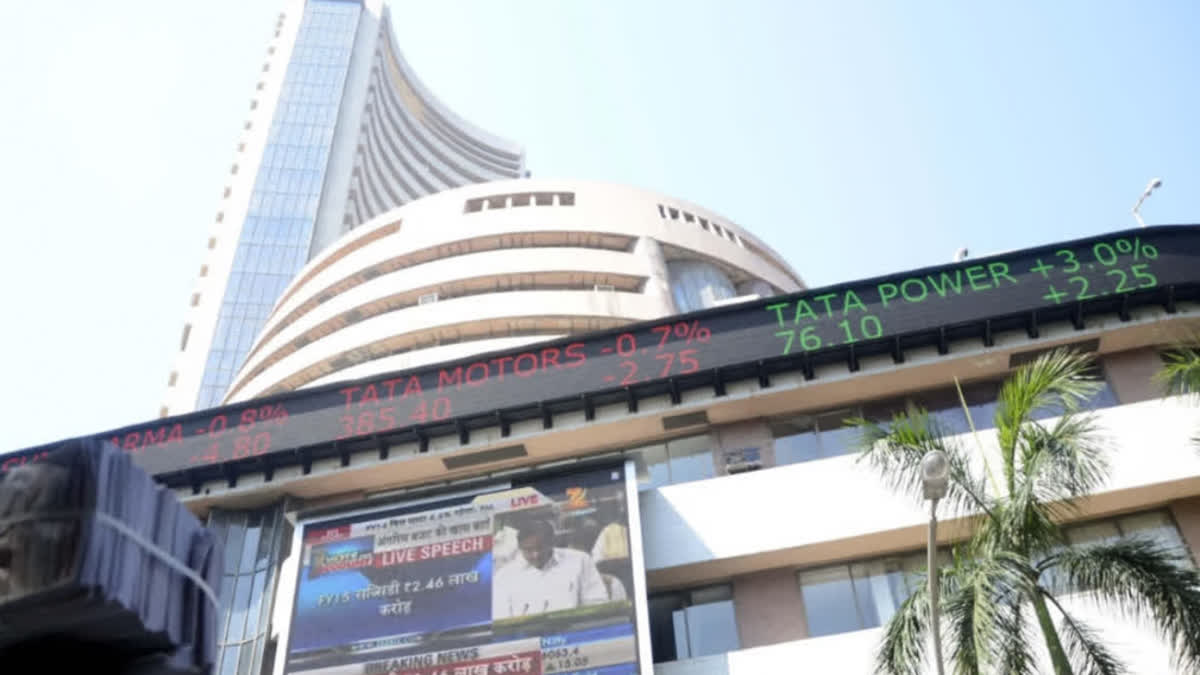 The stock market opened flat on the second day of the trading week, Sensex fell 3 points, Nifty crossed 24,800