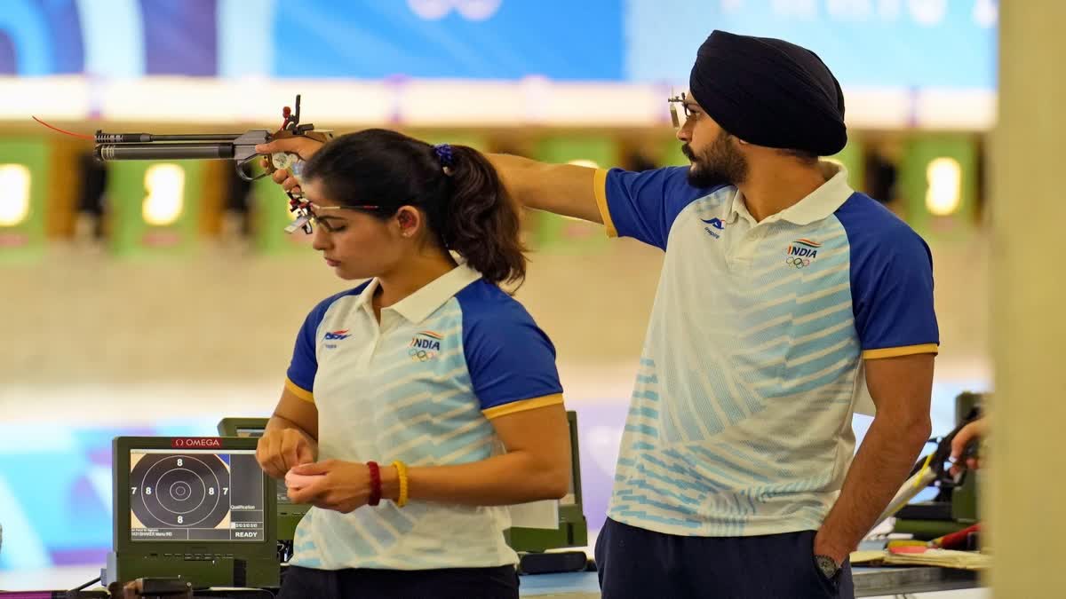 Pistol queen Manu Bhakar and Sarabjot Singh can grabs second medal for India