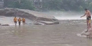 Youth Rescued from Flood in Beas River