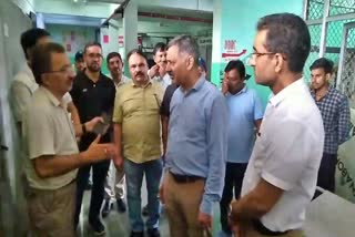 Cabinet Minister Rajesh Dharmani Visit Regional Hospital Bilaspur