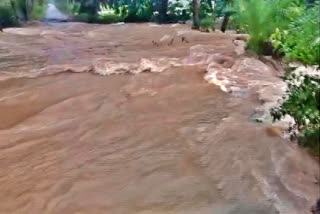 PONDS OVERFLOWING IN MAHABUBABAD