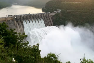 Srisailam Project Gates Lifted