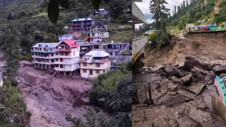 Cloud burst in Manikaran valley, 4 sheds including 2 shops got washed away, debris entered houses and hotels