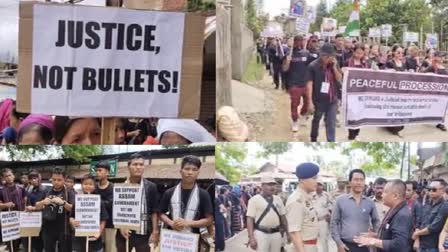 Protests Erupt In Manipur's Jiribam Over 'Extrajudicial' Killings Of 3 Hmar Youths