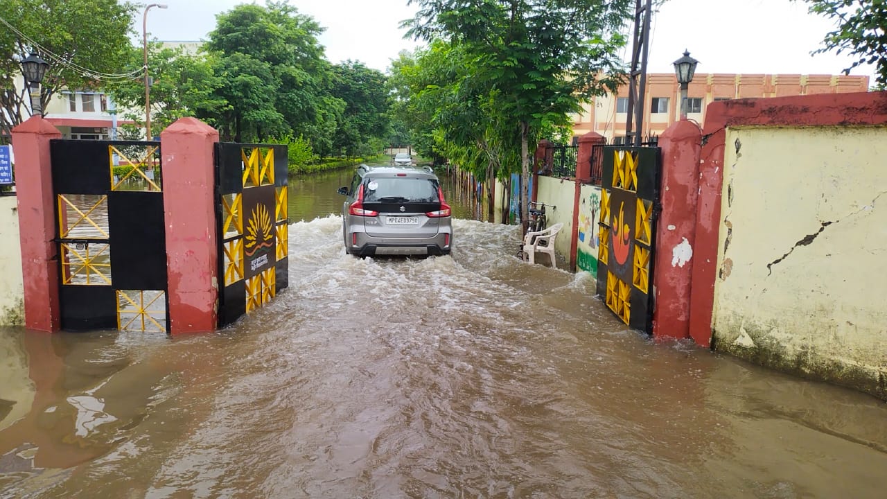 vidisha rain waterlogging