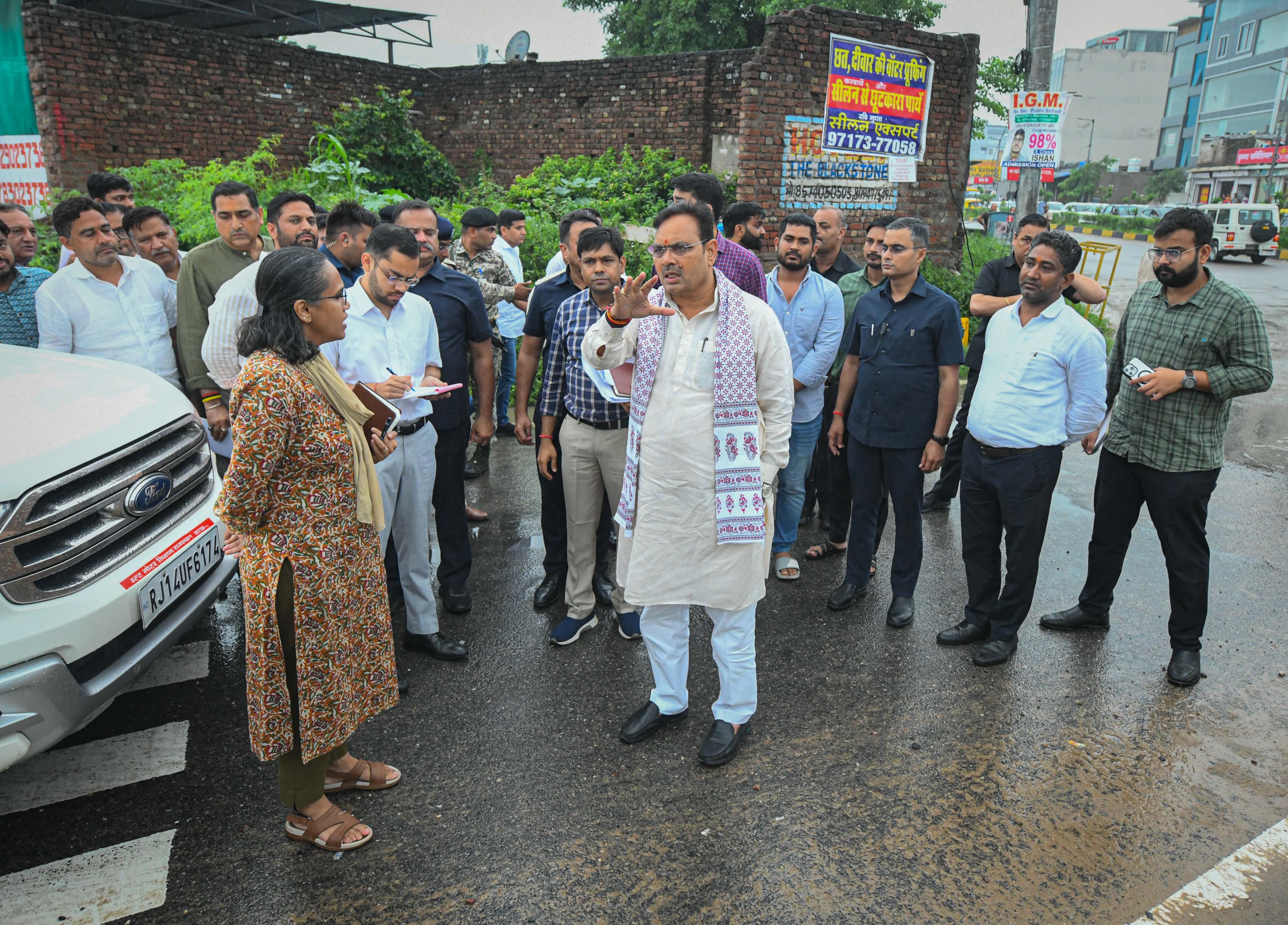 जयपुर में बारिश