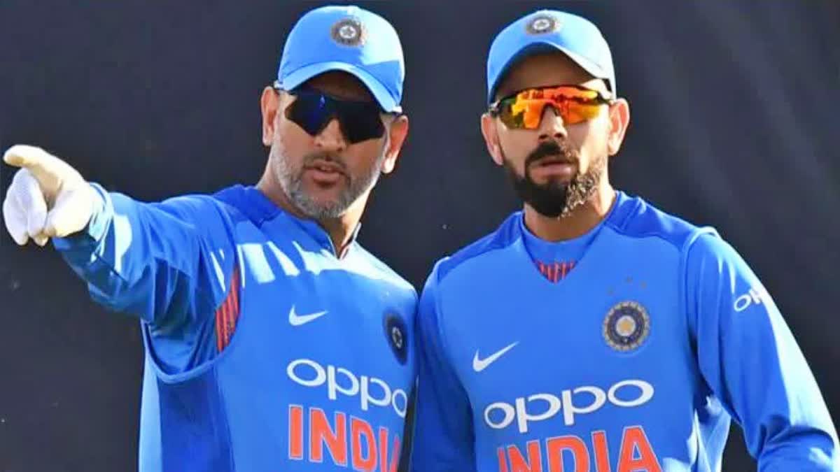 Ishant Sharma compared the captaincy of MS Dhoni and Virat Kohli  Ishant Sharma  Ishant Sharma on ms dhoni captaincy  Ishant Sharma on virat kohli captaincy  ms dhoni  virat kohli  ವಿರಾಟ್​ ನಾಯಕತ್ವದ ಬಗ್ಗೆ ಇಶಾಂತ್​ ಶರ್ಮಾ  ಎರಡು ಬಾರಿ ವಿಶ್ವಕಪ್ ವಿಜೇತ ನಾಯಕ ಧೋನಿ  ಧೋನಿ ಮತ್ತು ವಿರಾಟ್​ ಕೊಹ್ಲಿ ಬಗ್ಗೆ ಕೆಲವೊಂದು ವಿಷಯ  ನೀವು ವಿಕೆಟ್‌ ಪಡೆದಿದ್ದು ಯಾವಾಗ  ಕೊಹ್ಲಿ ನಾಯಕತ್ವದಲ್ಲಿ ನೀವು ಯಶಸ್ಸನ್ನು ಗಳಿಸಿದ್ದು  ವಿರಾಟ್​ನಲ್ಲಿ ನೀವು ಯಾವ ಬದಲಾವಣೆ  ಧೋನಿ ನಾಯಕತ್ವದ ಬಗ್ಗೆ ಹೇಳಿದ್ದು ಹೀಗೆ  2023ರ ವಿಶ್ವಕಪ್ ಭಾರತ ಗೆಲ್ಲುವ ಸಾಧ್ಯತೆ