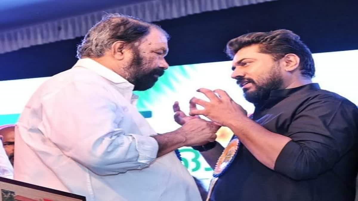 nivin pauly  v shivankuttty  kerala  mollywood  school break time  ernakulam  education minister  നിവിൻ പോളി  മന്ത്രി വി ശിവൻകുട്ടി  ഇന്‍റെർവെൽ സമയം  എറണാകുളം  രാമചന്ദ്രബോസ്സ് കോ  ഹനീഫ് അദേനി  മോളിവുഡ്‌  സിനിമ