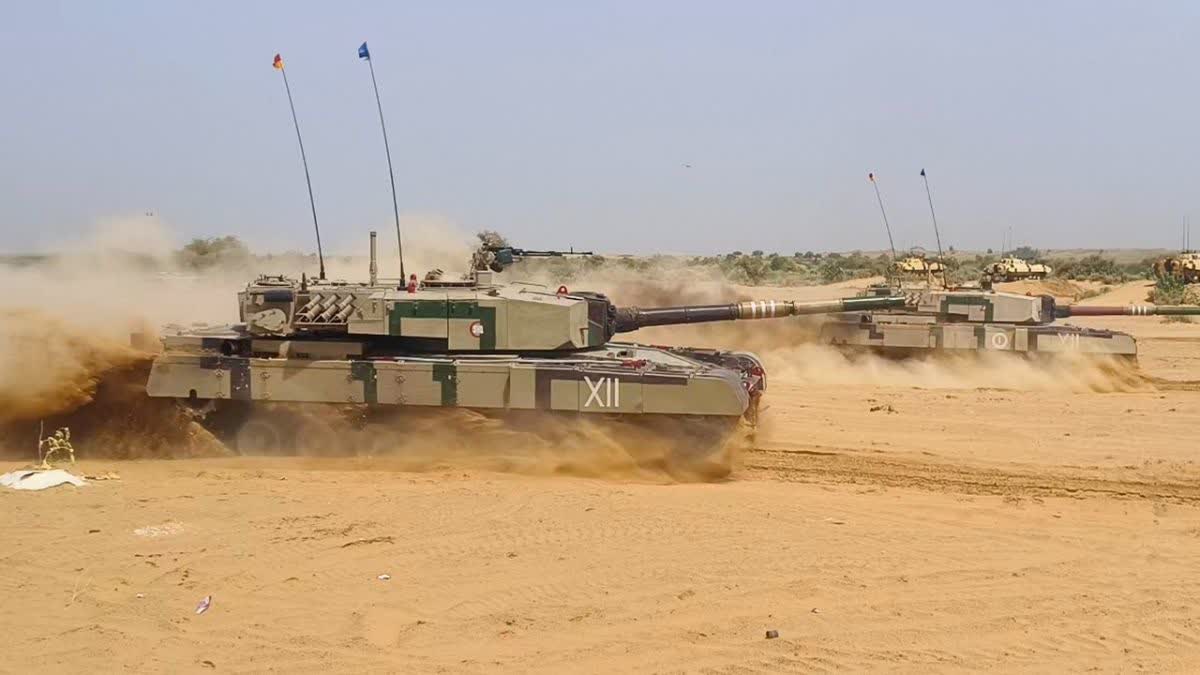 Indian Army Military Exercise Desert Strike