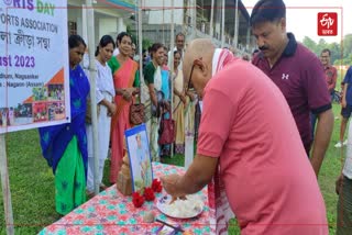 Tea workers protest at sasal