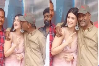 Director Ravi Kumar Chaudhary trolled for kissed mannara