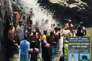 water-flow-increase-in-kumbakarai-falls