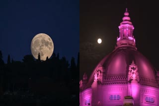 blue super moon brightens indian sky