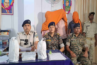 Chatra police arrested three opium smugglers