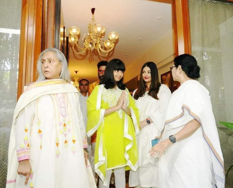 West Bengal CM Mamata Banerjee and Bachchan Family