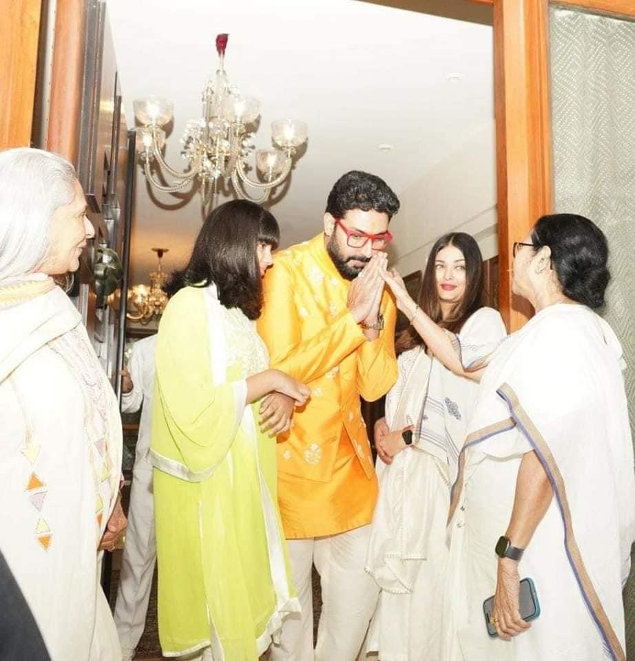 West Bengal CM Mamata Banerjee and Bachchan Family