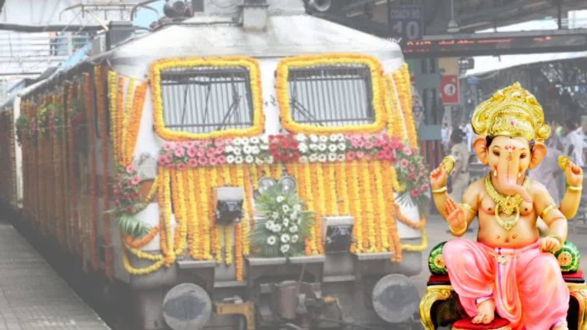 Ganeshotsav 2024 western railway started two trains in week  between Bandra terminus to Madgaon