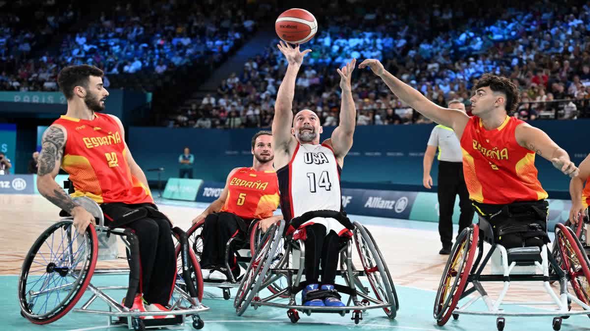 Spain beat USA in wheelchair basketball by 66-56 on Day One of Paris Paralympics