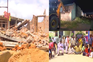 Demolition Drive in Mahabubnagar