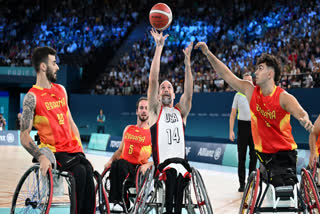 USA vs Spain wheelchair basketball