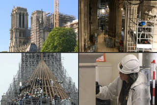 Watch: Reconstruction Of Notre-Dame Cathedral In Paris