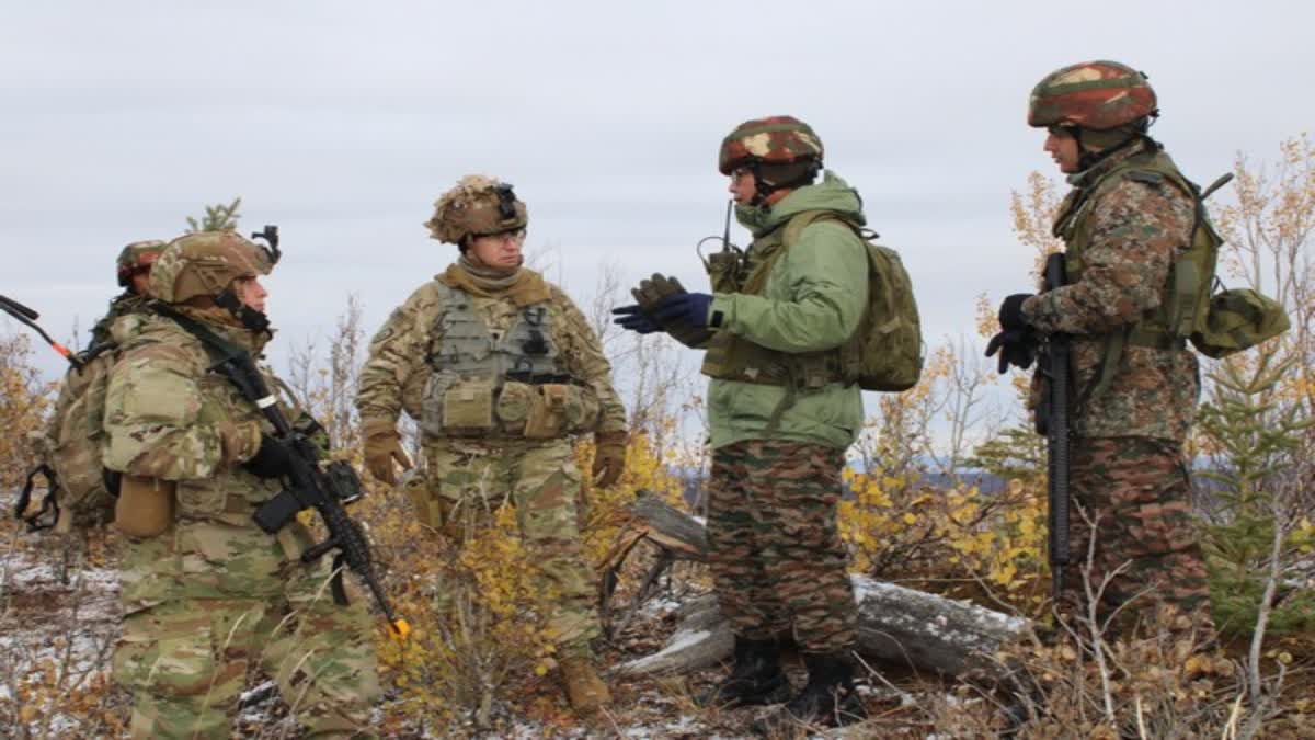 Indian US Army carry out joint tactical exercise in Alaska as part of Yudh Abhyas 2023