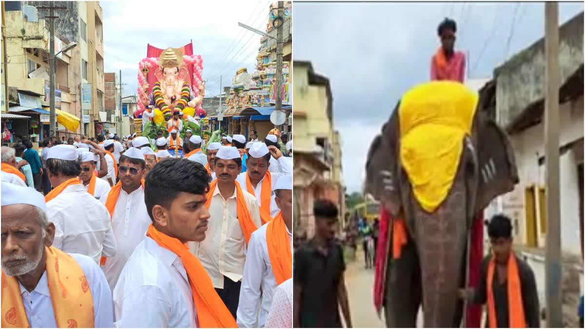 Haveri Ganesha procession is different
