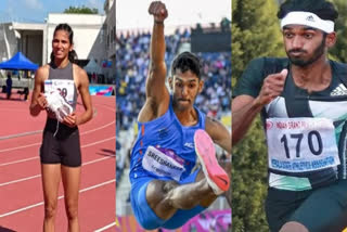 Indian hurdlers Joythi Yarraji and Nithya Ramraj made it to the final of the women's 100 m hurdles event while long jumpers Murali Sreeshankar and Jeswin Aldrin also progressed into the final of the men's long jump event.