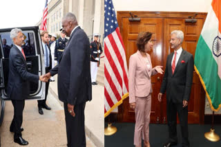 Washington: External Affairs Minister Jaishankar meets US Defence Secretary Austin and Commerce Secretary Raimondo