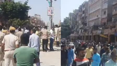 Clash between two parties in Jaipur