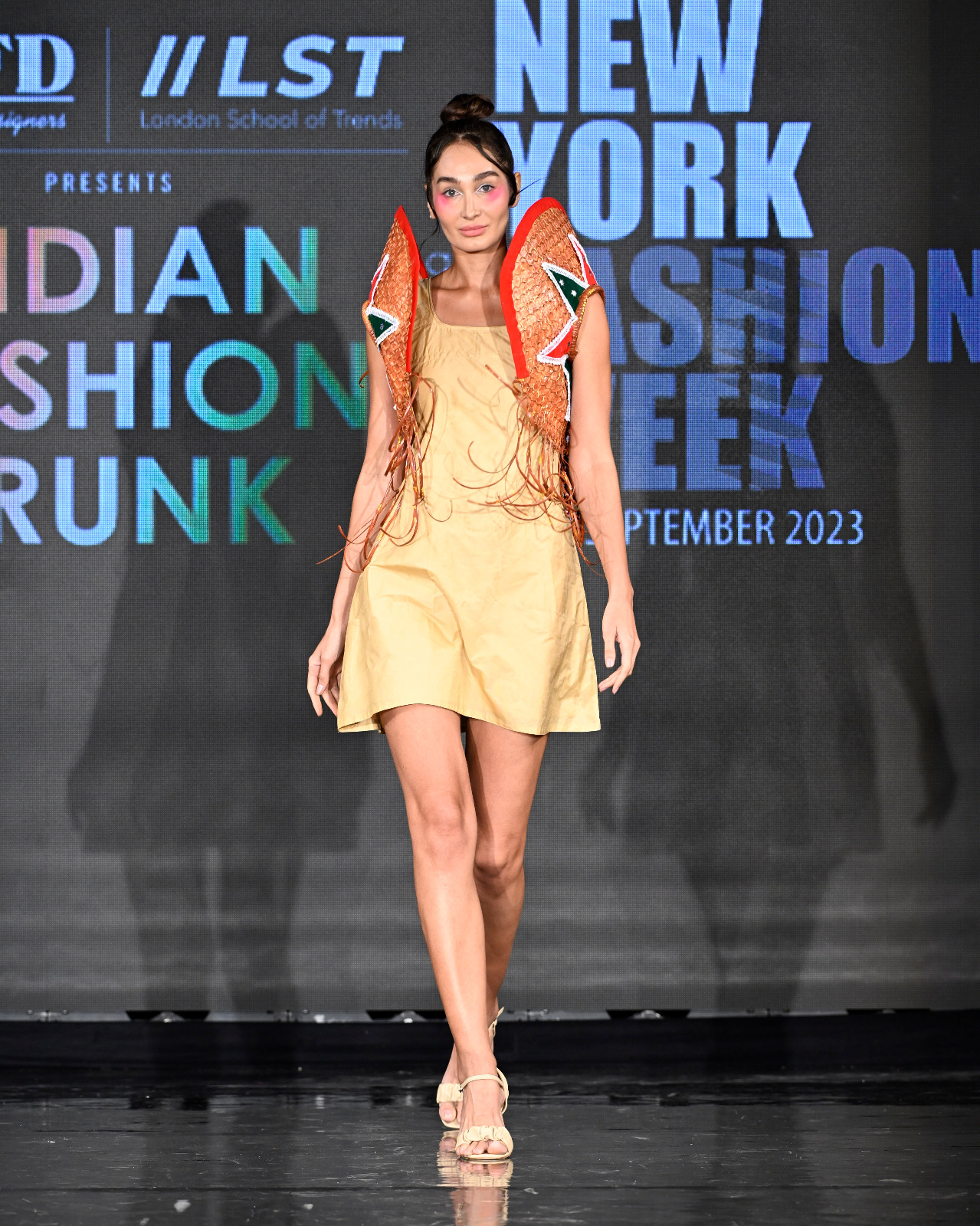 Students of INIFD design showcase at New York Fashion Week