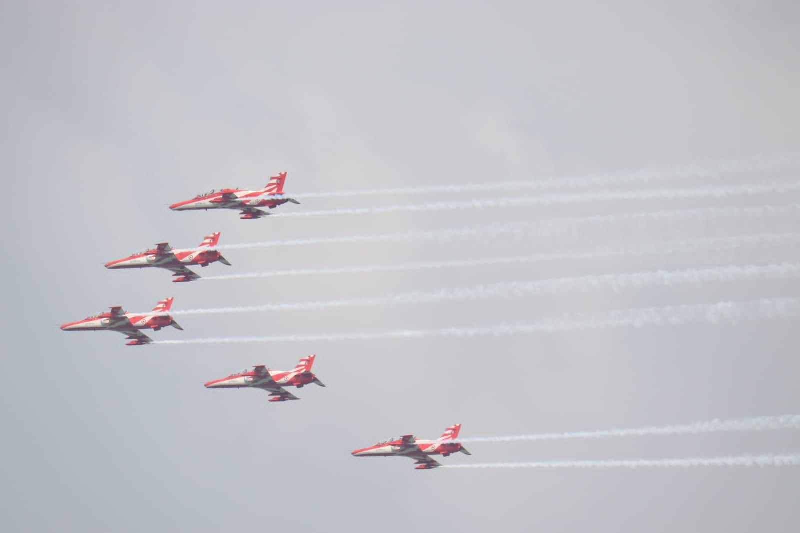 50 aircraft participated in air show