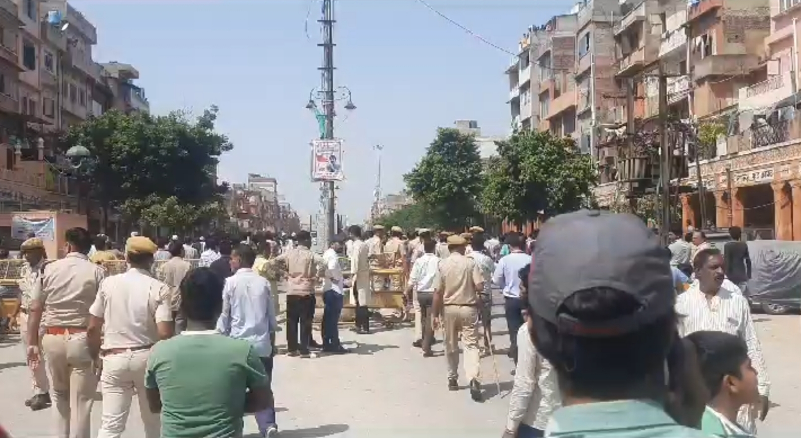 Clash between two parties in Jaipur