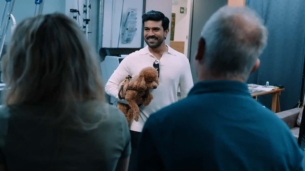 RRR star Ram Charan's wax statue will be unveiled at Madame Tussauds in London, alongside a statue of his dog Rhyme. The actor expresses excitement upon joining the Madame Tussauds family in a video shared on his social media handle.