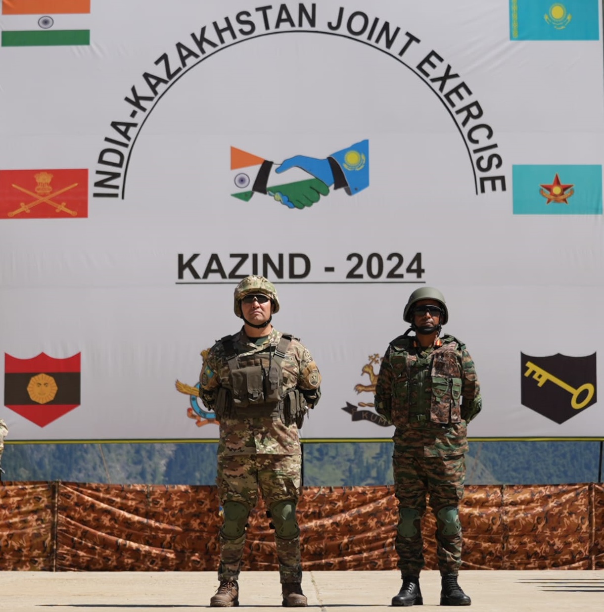 India Kazakhstan Joint Military Exercise