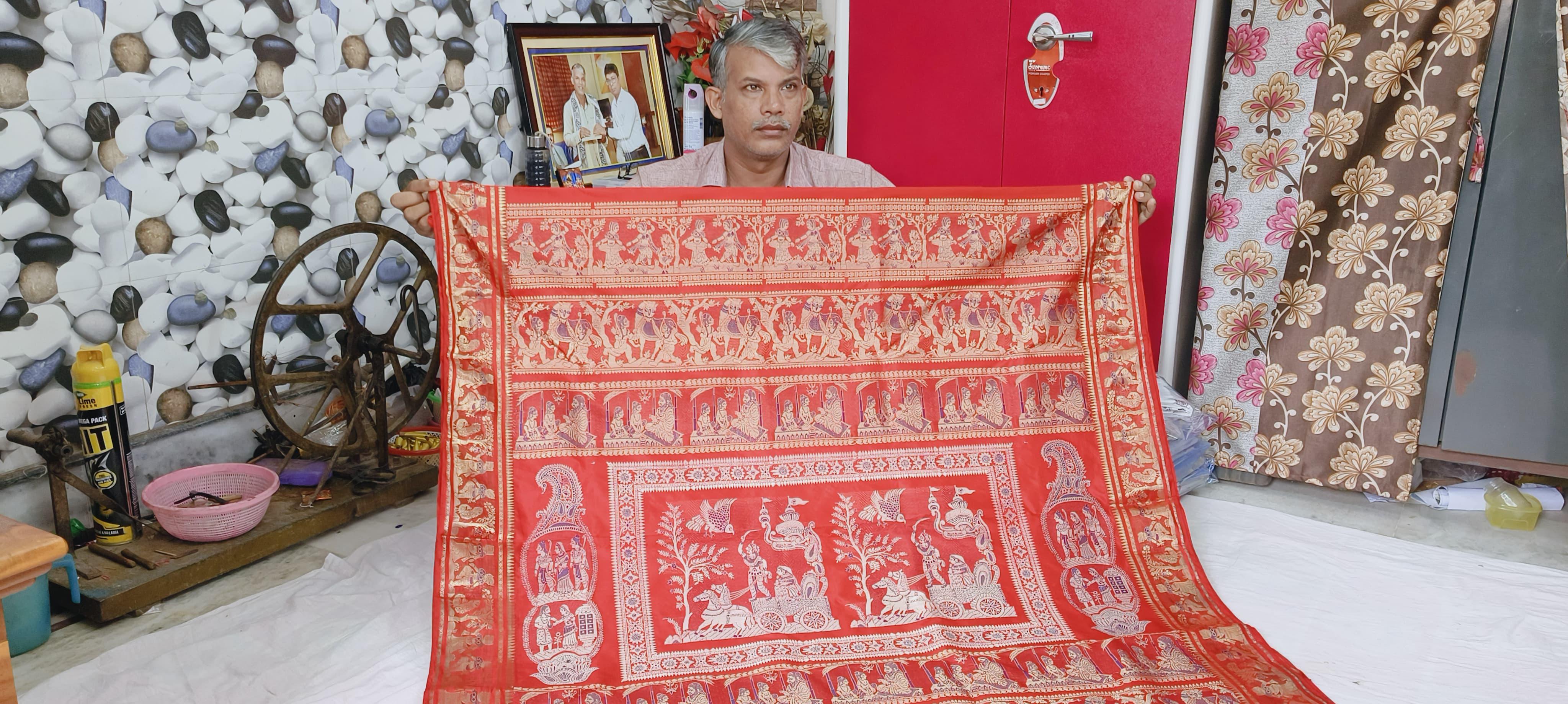 Ramayana Special Baluchari Saree