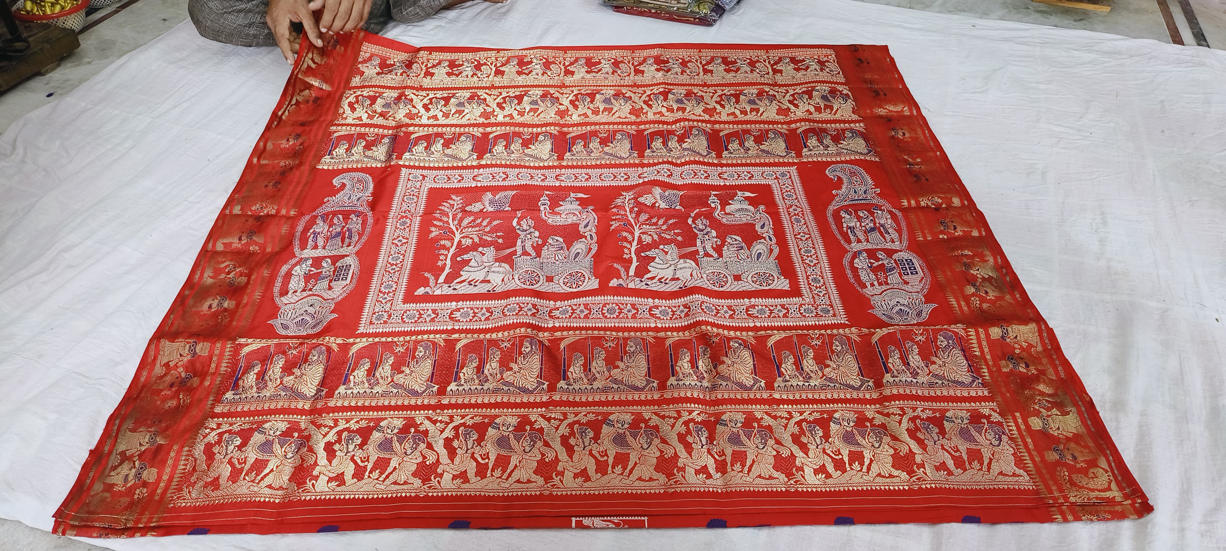 Ramayana Special Baluchari Saree