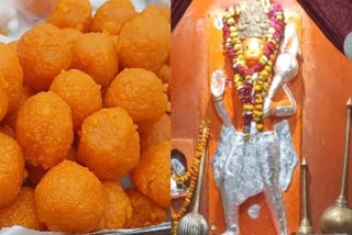 मंदिर में लड्डू के भोग पर पाबंदी लगा दी गई है.