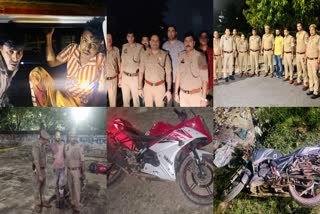 नोएडा में पुलिस और बदमाशों के बीच तीन जगह मुठभेड़