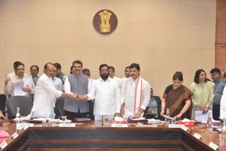 Ajit Pawar Devendra Fadnavis Eknath Shinde