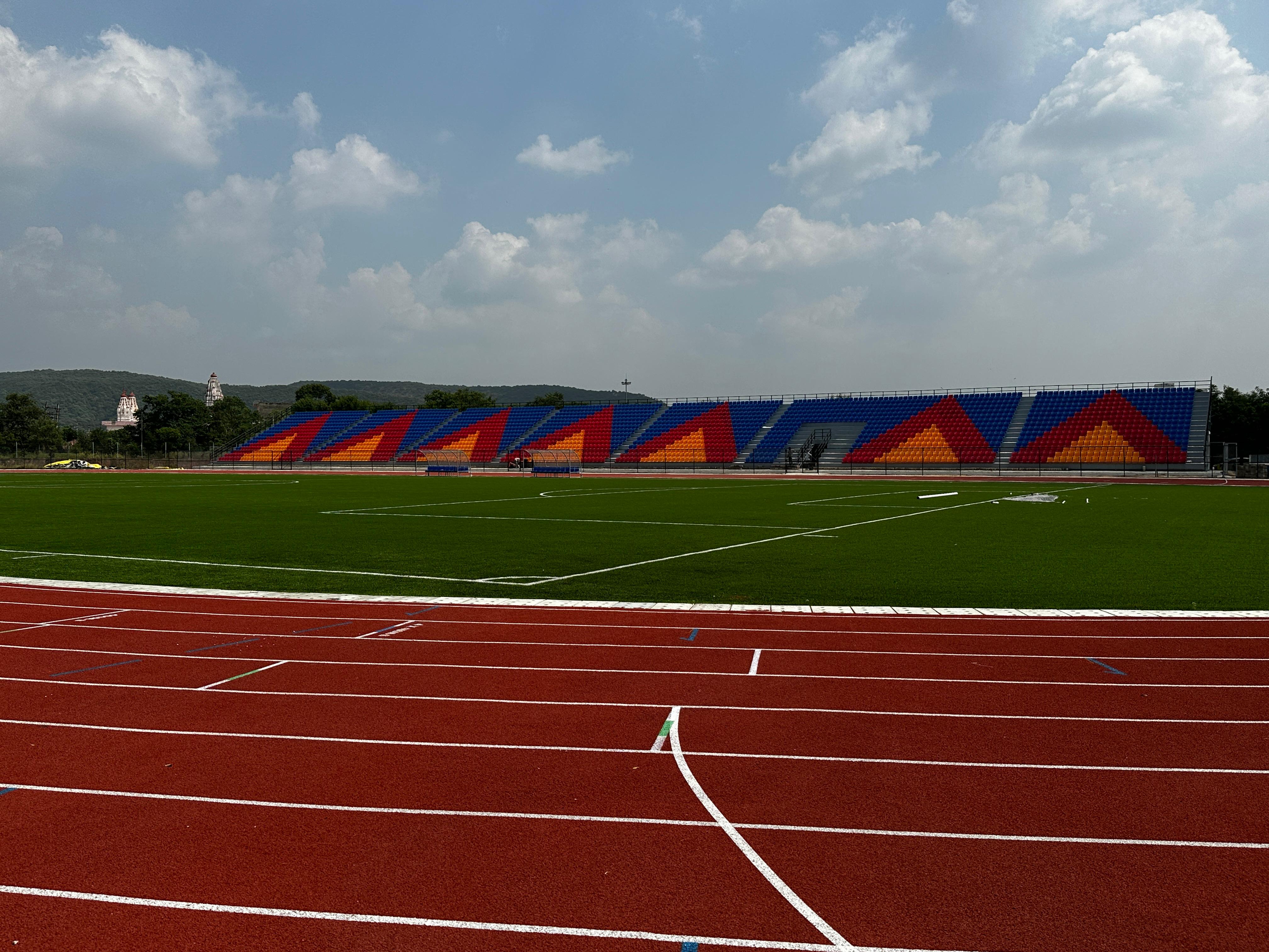 Country Second Turf Football Ground Built In Jaipur