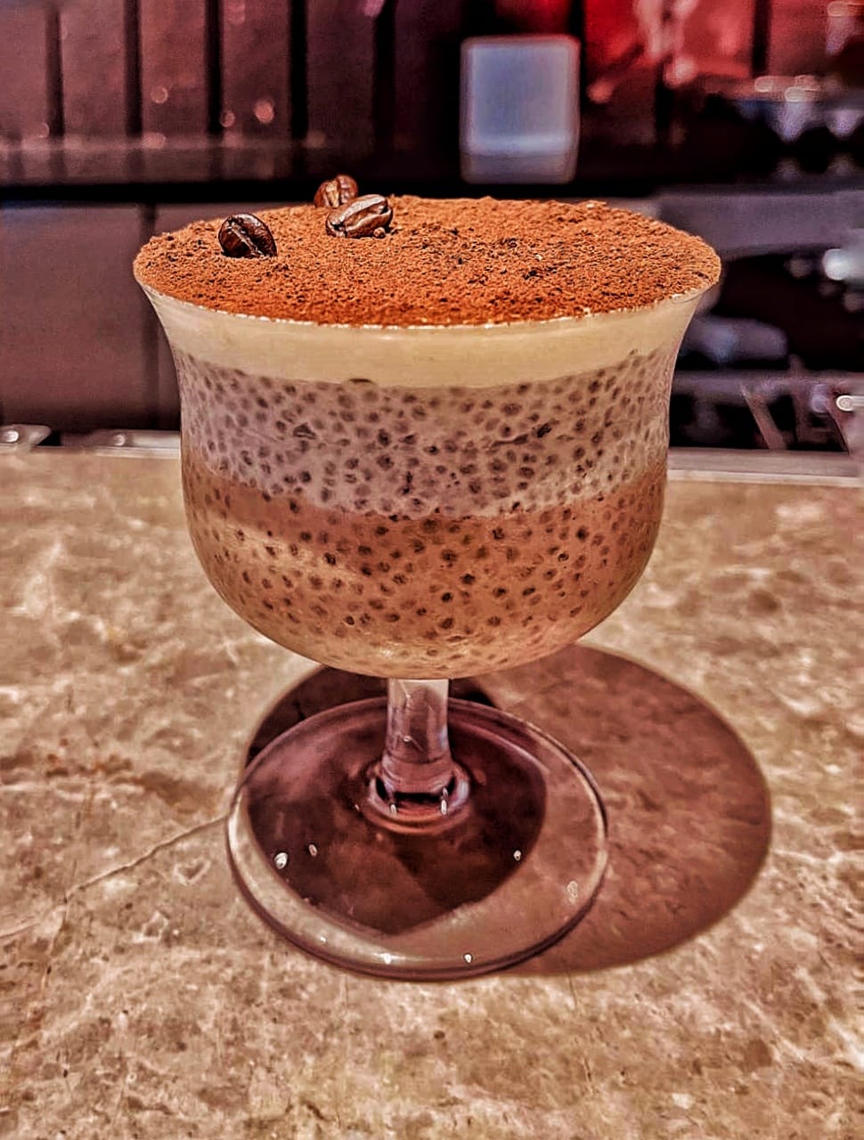 Tiramisu chia pudding by Chef Stefan Gadit