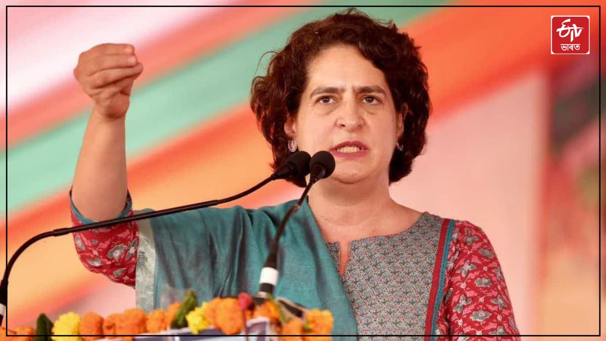 Priyanka Gandhi in Chhattisgarh