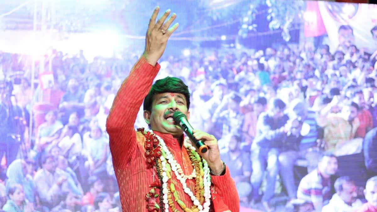 Manoj Tiwari In Satna